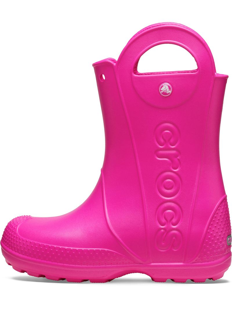 Bota-lluvia-Niños-Grandes-Handle-It-Rain-K-Rosa-Crocs