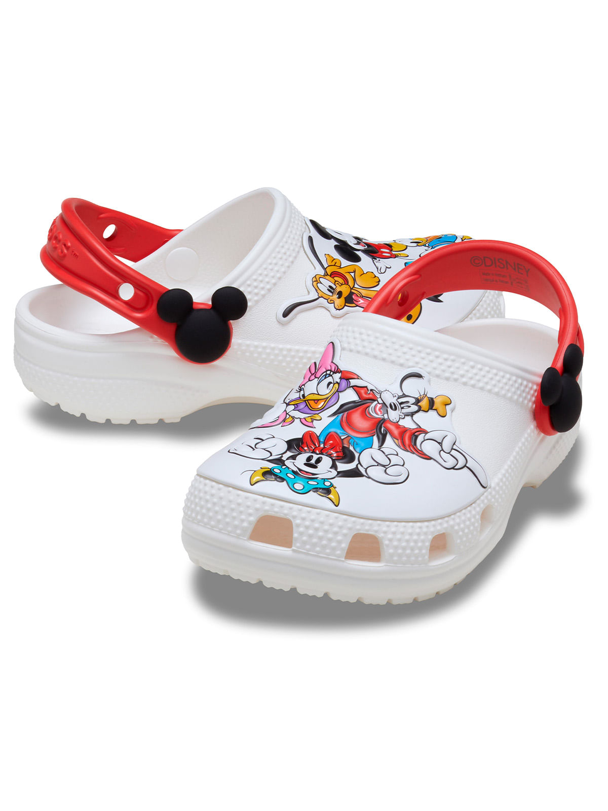 Zueco Niños Pequeños Mickey And Friends T Blanco Crocs