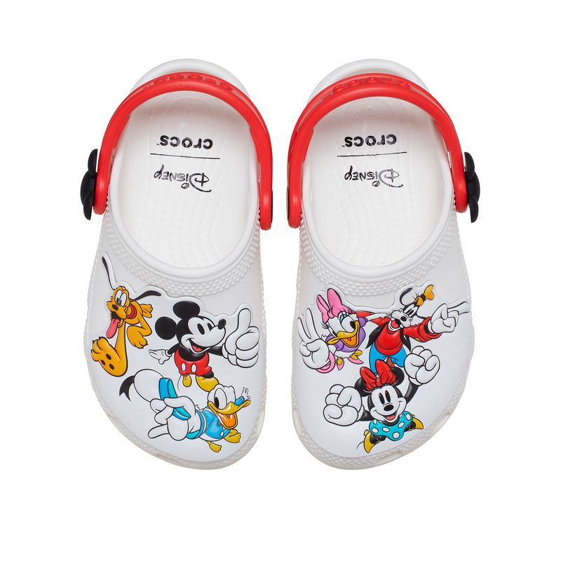 Zueco Niños Pequeños Mickey And Friends T Blanco Crocs