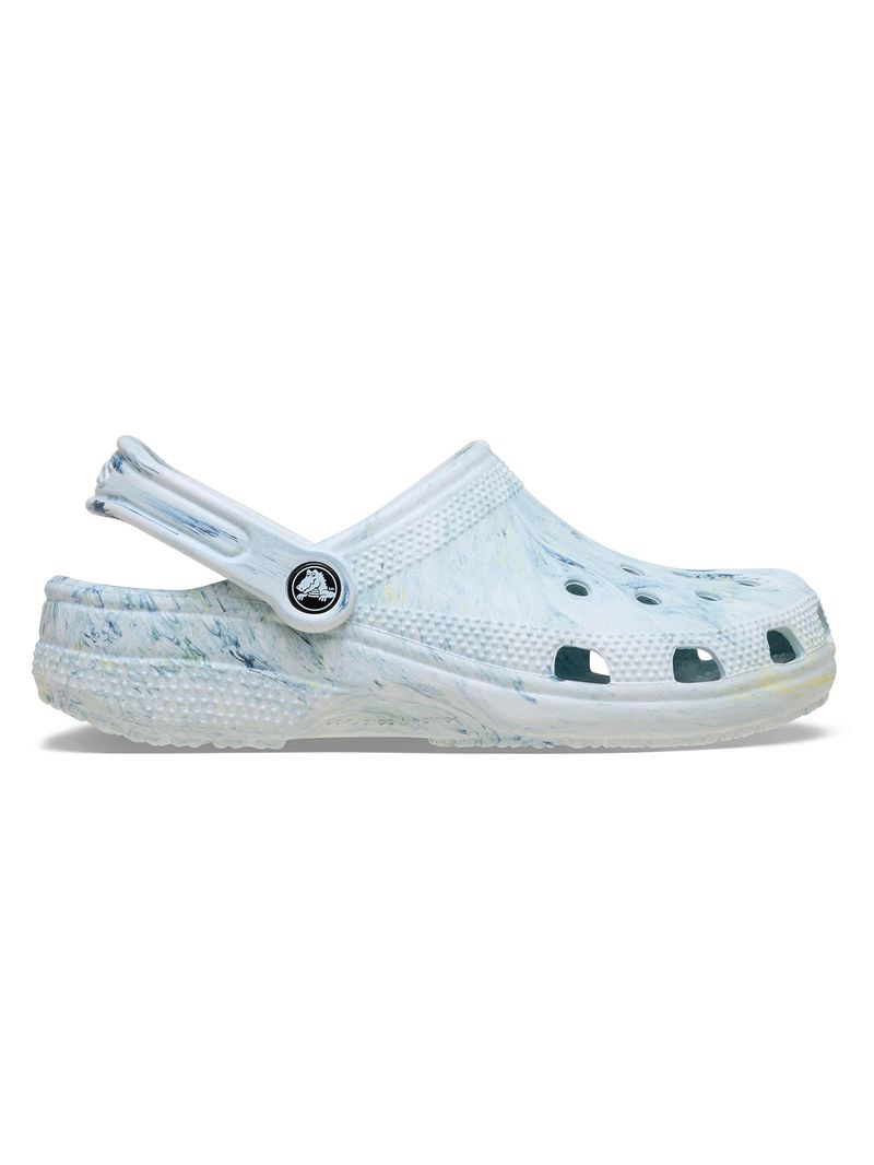 Zueco-Unisex-Classic-Marbled-Clog-Blanco-Crocs