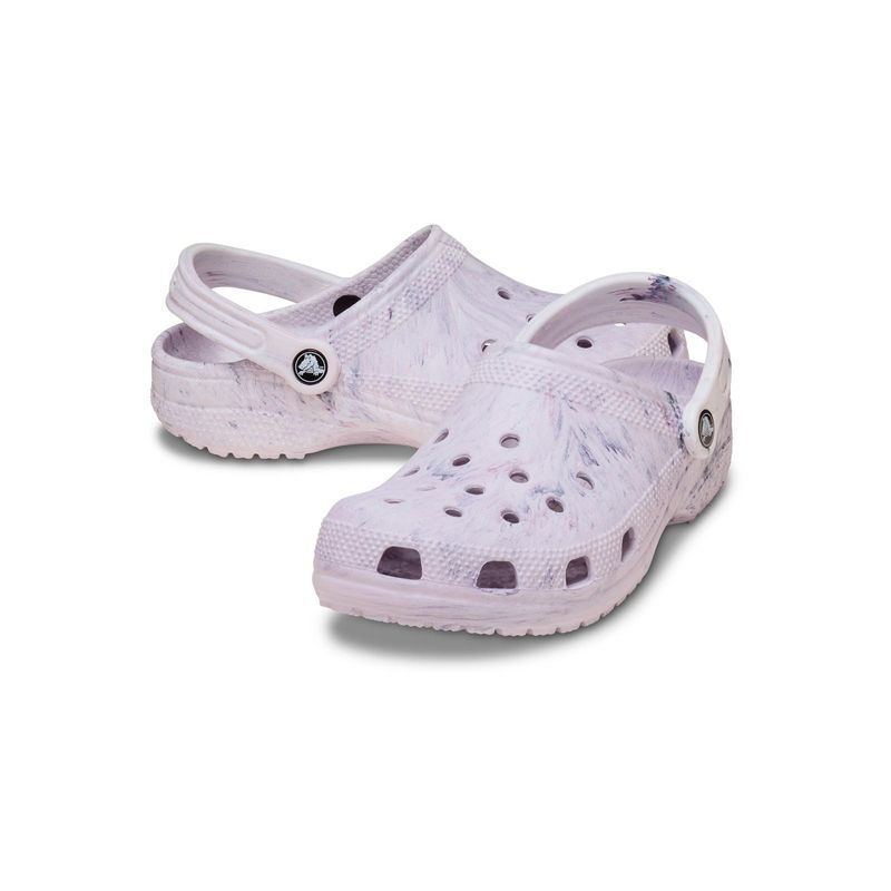 Zueco Unisex Classic Clog Morado Tye Die Crocs