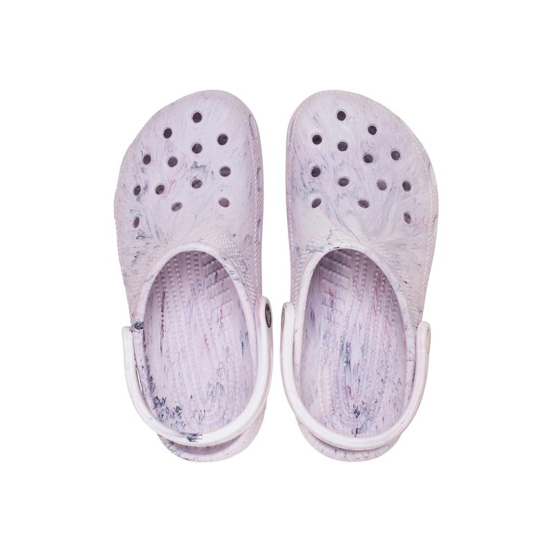 Zueco Unisex Classic Clog Morado Tye Die Crocs