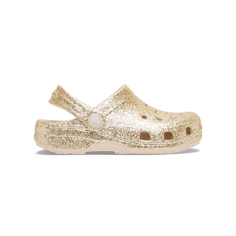 Zueco-Niños-Pequeños-Classic-Glitter-Metalizado-Crocs