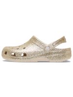 Zueco-Unisex-Classic-Clog-Glitter-Dorado-Crocs