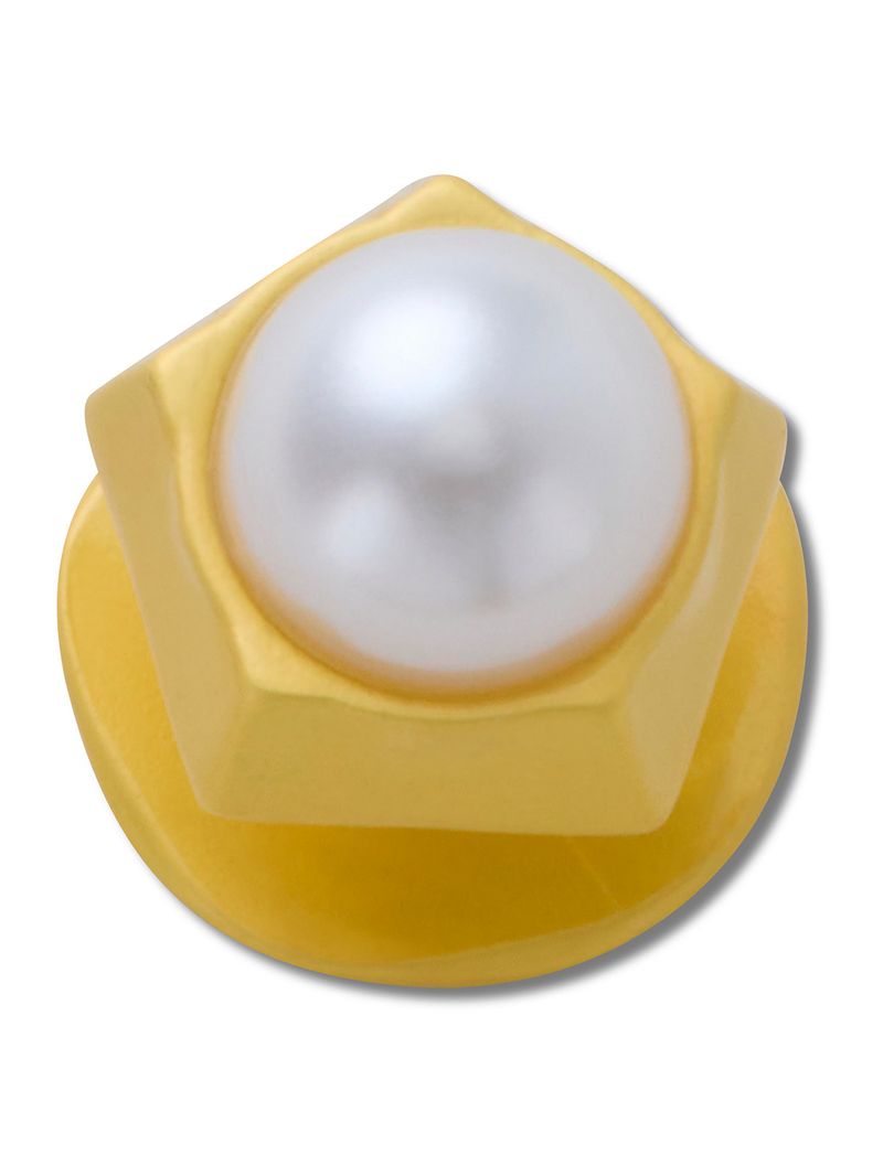 Jibbitz-Perla-Pentagono-Dorado-Dorado-Crocs