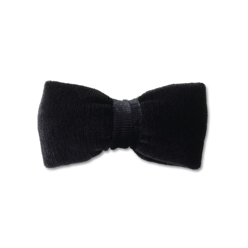 Jibbitz Lazo de Terciopelo Negro Blanco Crocs