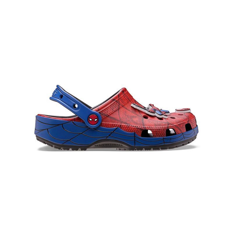 Zueco Niños Grandes Spiderman Web Classic Clog Rojo
