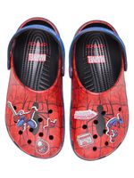 Zueco-Unisex-Spiderman-Web-Classic-Clog-Rojo-Crocs