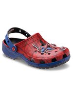 Zueco-Unisex-Spiderman-Web-Classic-Clog-Rojo-Crocs