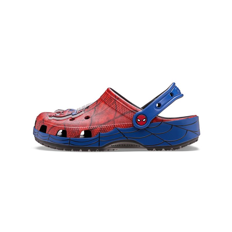 Zueco Niños Grandes Spiderman Web Classic Clog Rojo
