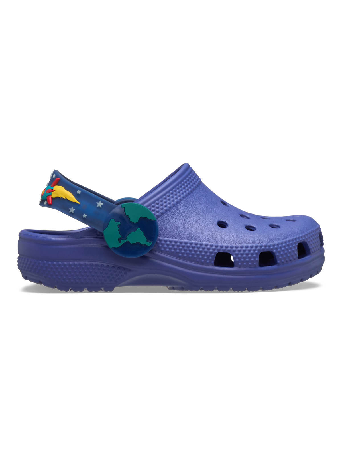 Zueco Niños Pequeños Classic Clog Con Luces Azul Crocs