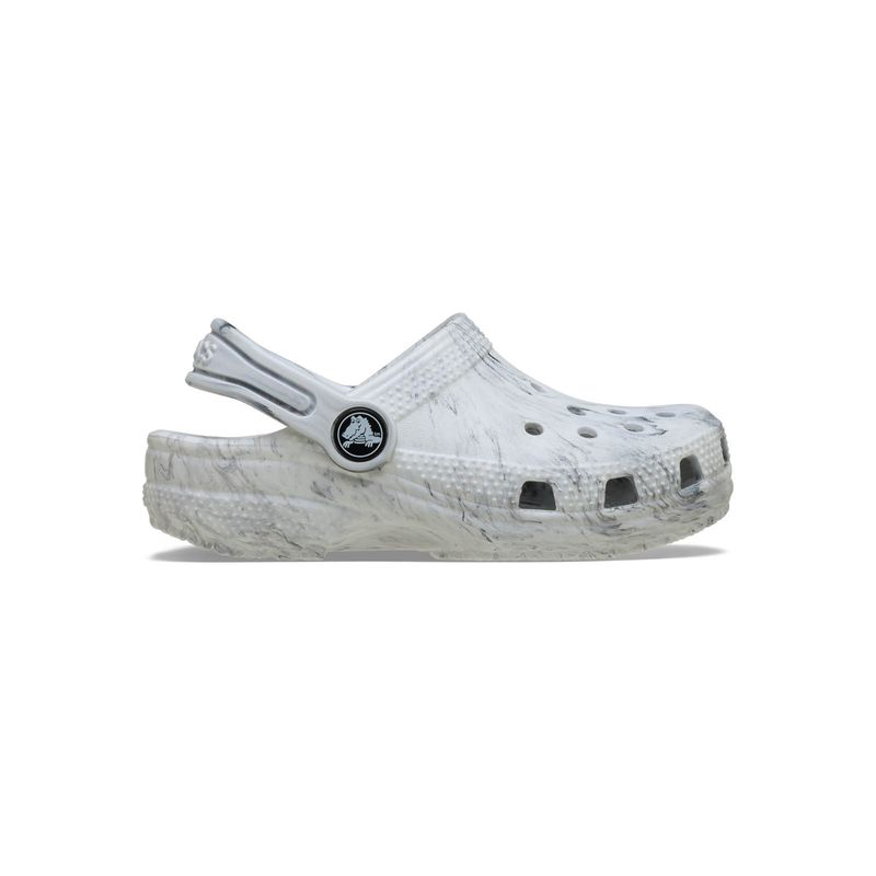 Zueco Niños Pequeños Classic Clog Tie Dye Blanco Crocs