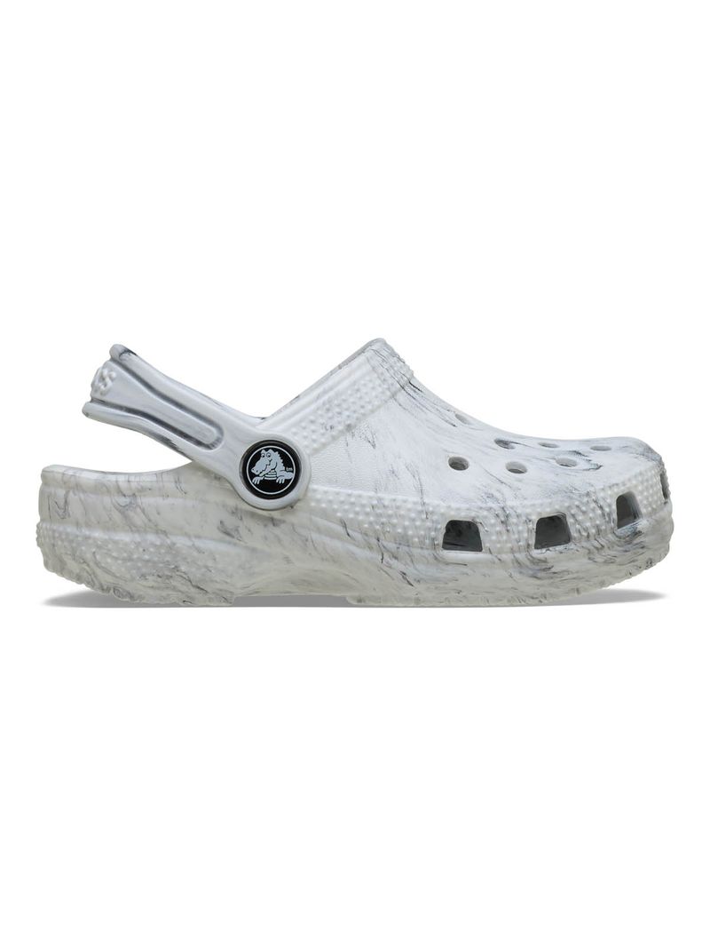 Zueco-Niños-Pequeños-Classic-Clog-Tie-Dye-Blanco-Crocs