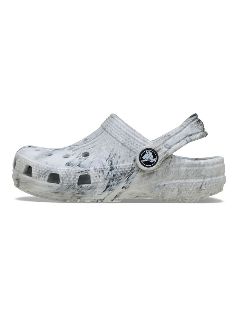 Zueco-Niños-Pequeños-Classic-Clog-Tie-Dye-Blanco-Crocs