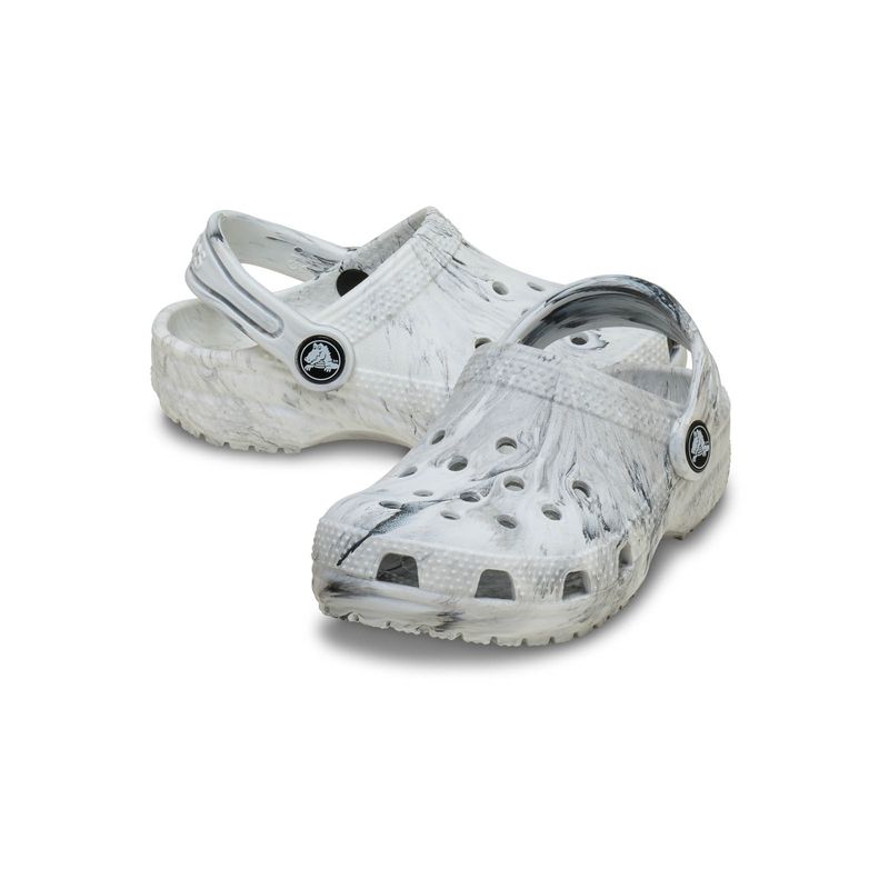 Zueco Niños Pequeños Classic Clog Tie Dye Blanco Crocs
