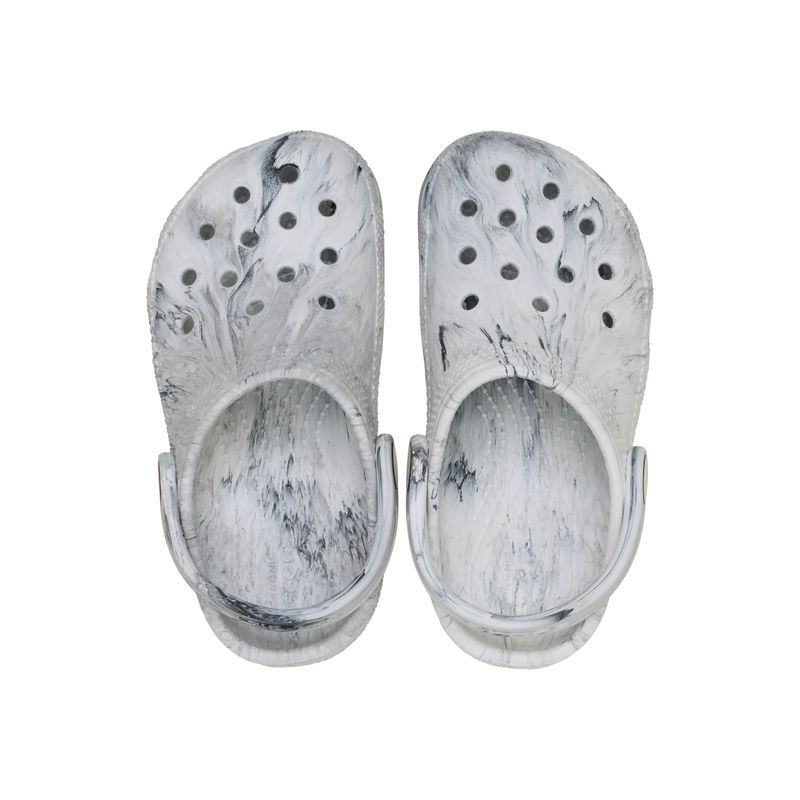 Zueco Niños Pequeños Classic Clog Tie Dye Blanco Crocs