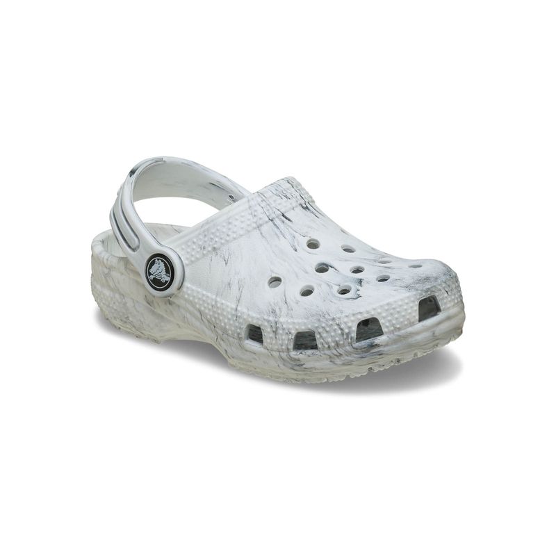 Zueco Niños Pequeños Classic Clog Tie Dye Blanco Crocs