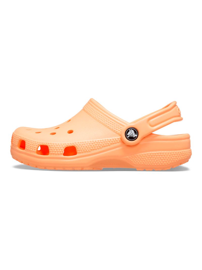Zueco-Niños-Pequeños-Classic-Clog-Naranja-Claro-Crocs
