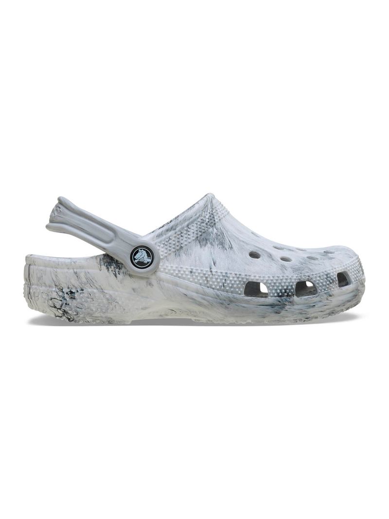 Zueco-Niños-Grandes-Classic-Clog-Tie-Dye-Blanco-Crocs