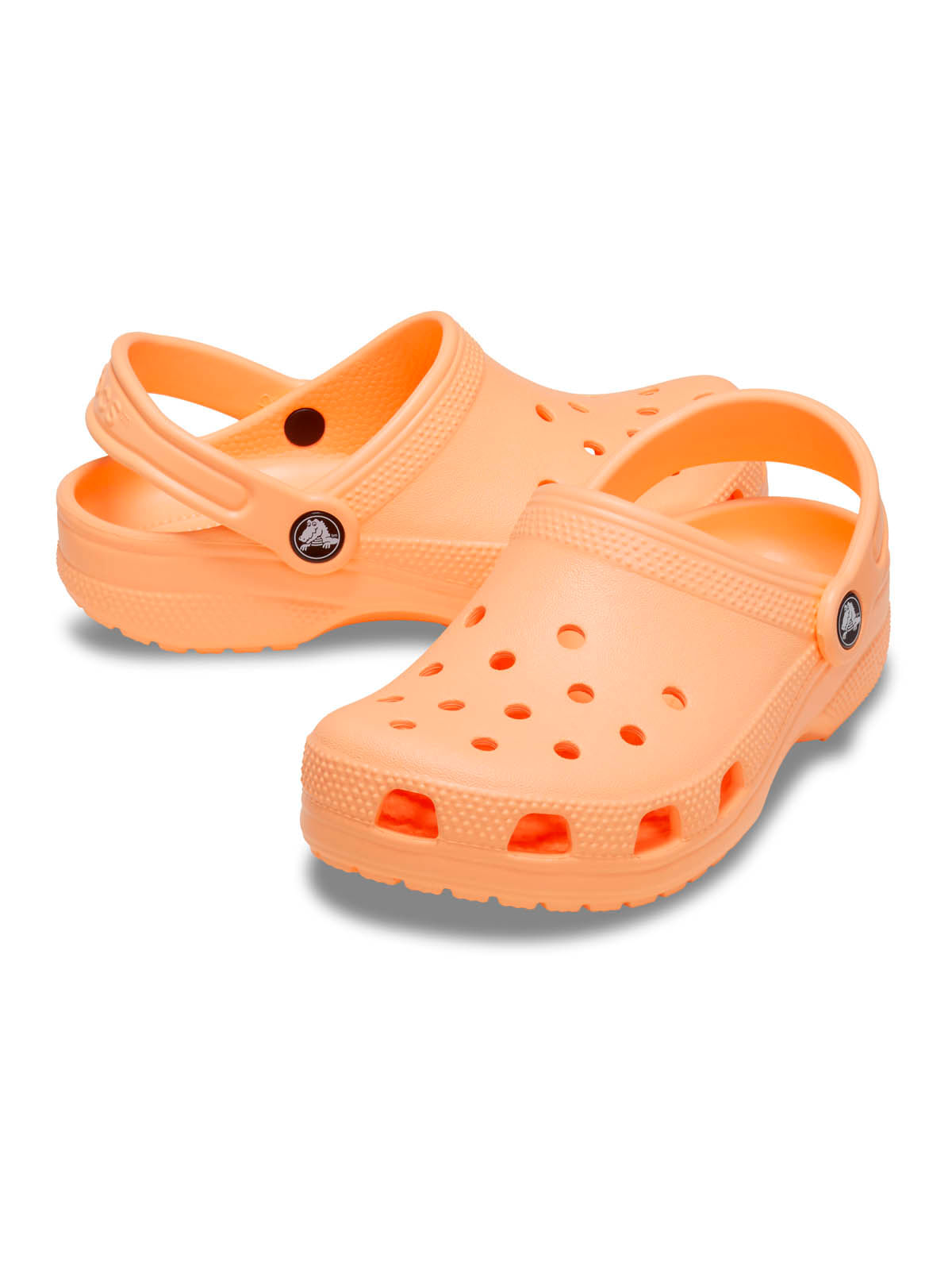 Zueco Niños Pequeños Classic Clog Naranja Claro Crocs