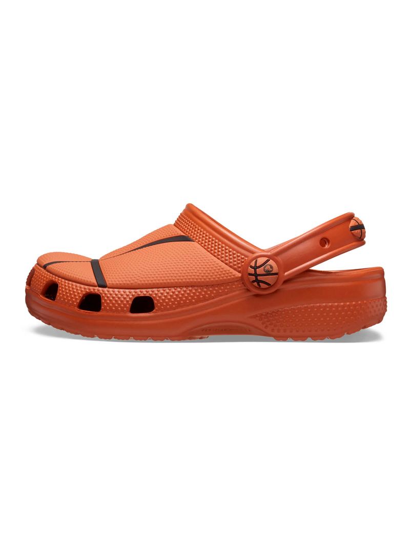 Zueco-Niños-Grandes-Classic-Clog-Naranja-Oscuro-Crocs