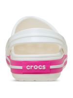 Zueco-Niños-Grandes-Crocband-Clog-Blanco-y-Rosa-Crocs