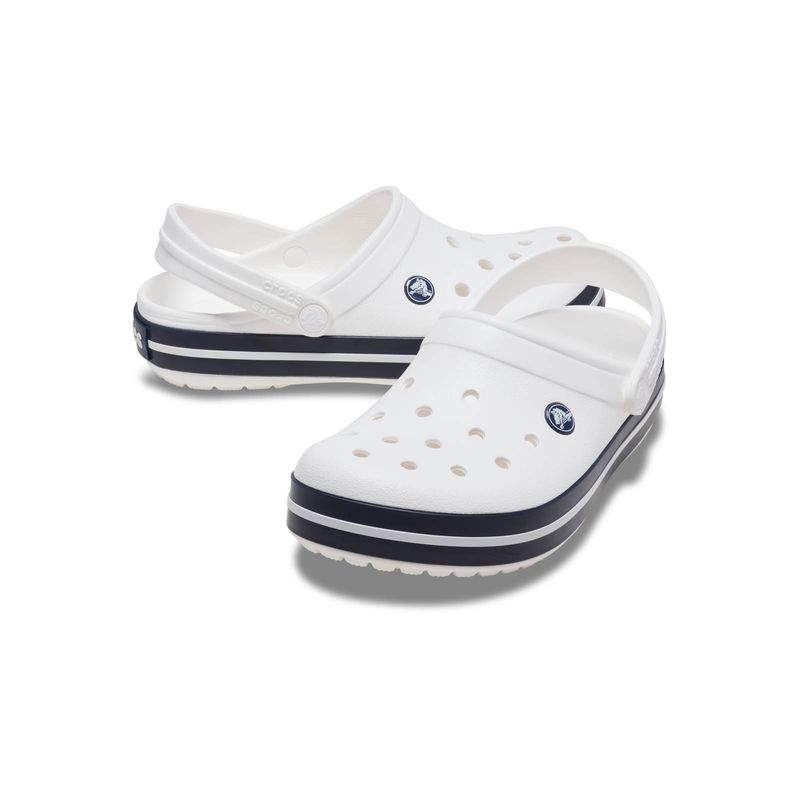 Zueco Niños Grandes Crocband Clog Blanco Crocs