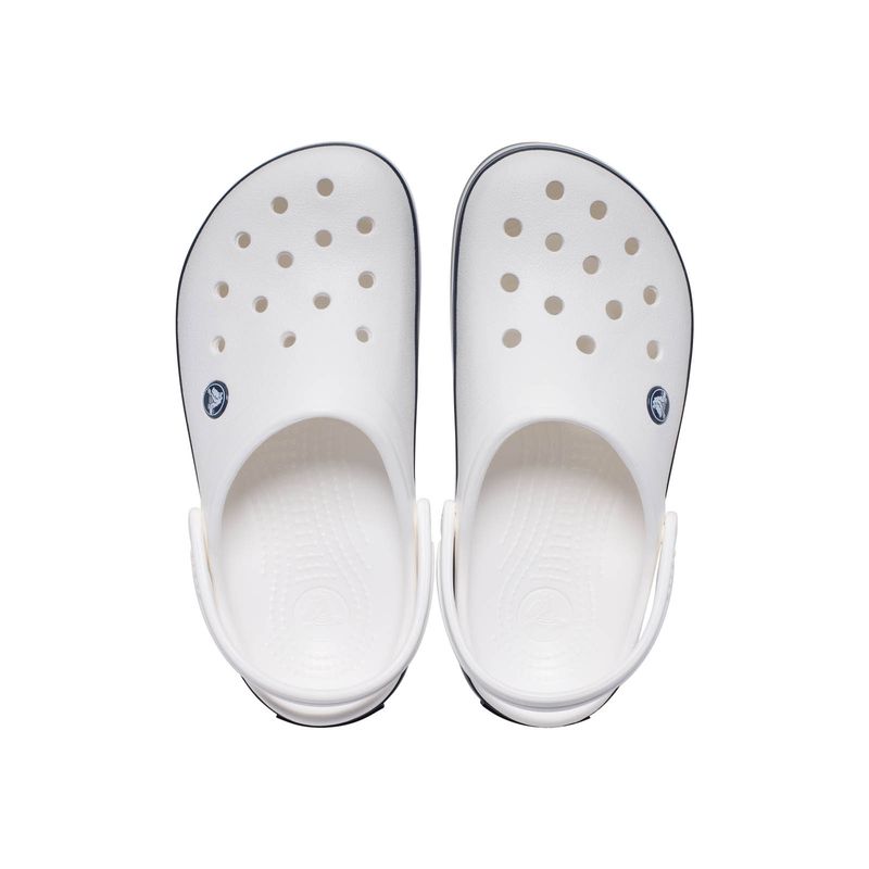 Zueco Niños Grandes Crocband Clog Blanco Crocs
