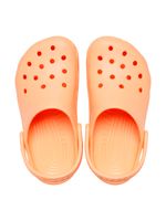 Zueco-Niños-Grandes-Classic-Clog-Naranja-Claro-Crocs