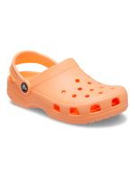 Zueco-Niños-Grandes-Classic-Clog-Naranja-Claro-Crocs
