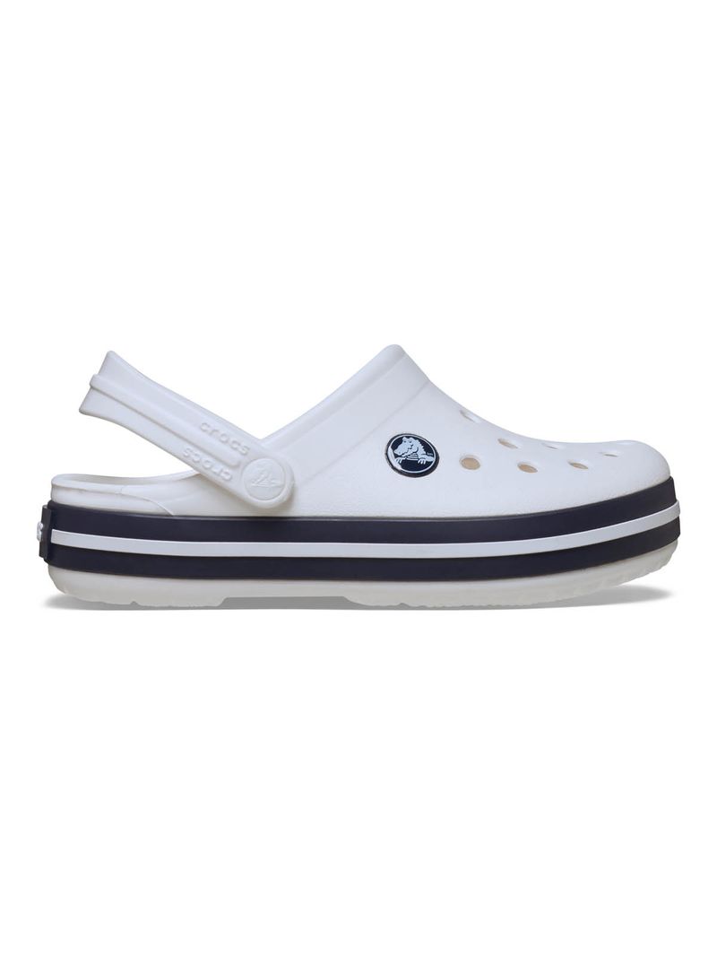 Zueco-Niños-Pequeños-Crocband-Clog-Blanco-Crocs
