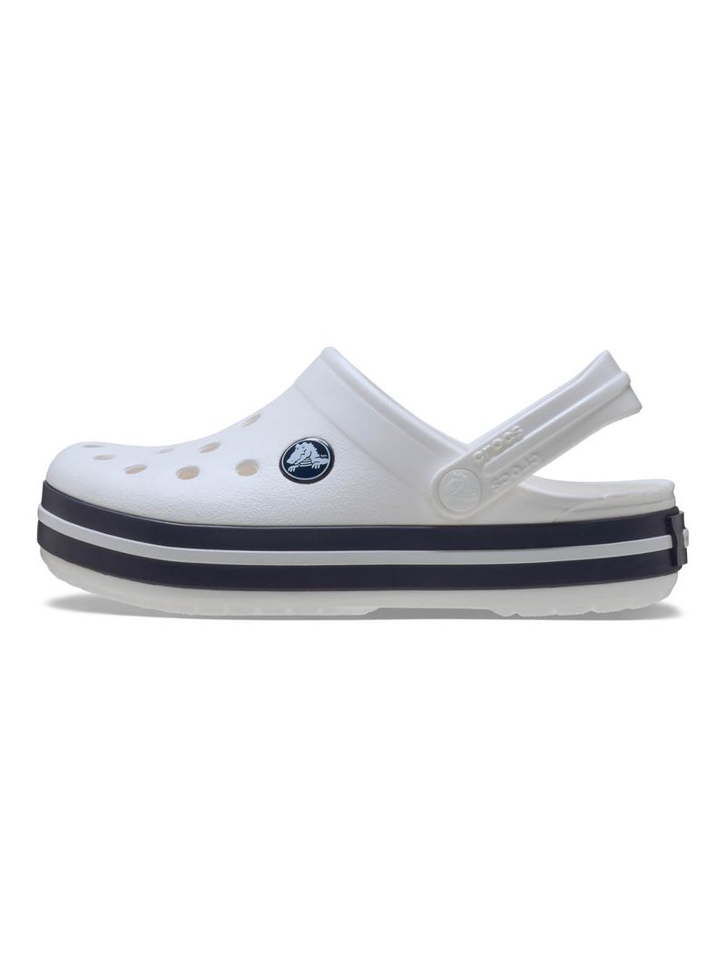 Zueco-Niños-Pequeños-Crocband-Clog-Blanco-Crocs