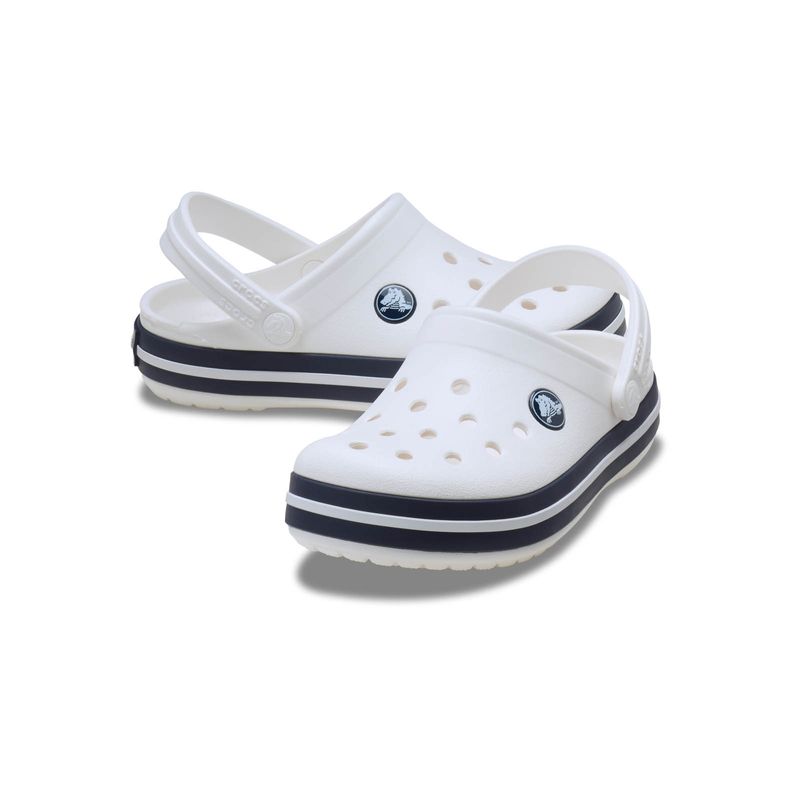 Zueco Niños Pequeños Crocband Clog Blanco Crocs
