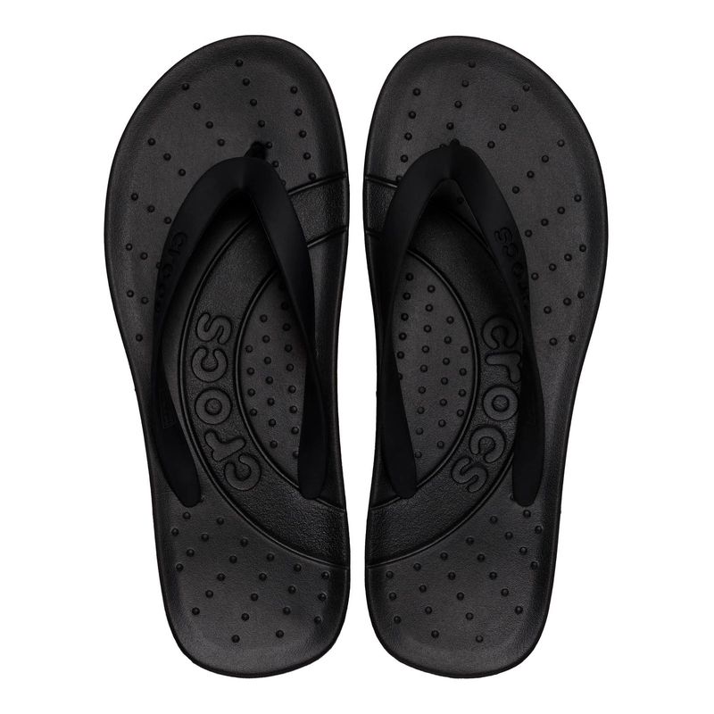 Sandalia Flip Unisex Crocs Negro Crocs