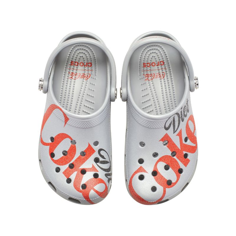 Zueco Unisex Diet Coke  Clog Gris Crocs