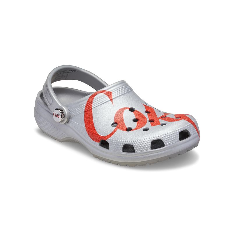 Zueco Unisex Diet Coke  Clog Gris Crocs