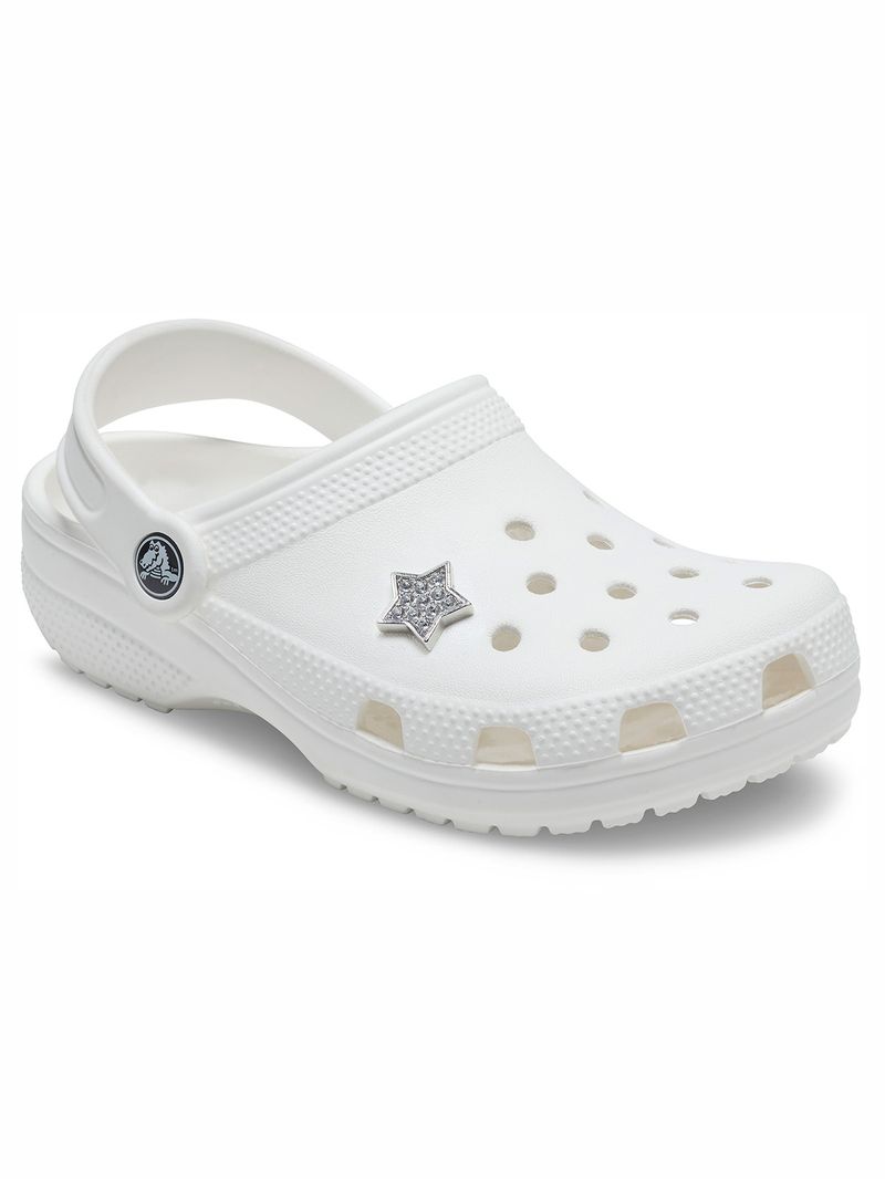Jibbitz-Silver-Star-Metalizada-Crocs