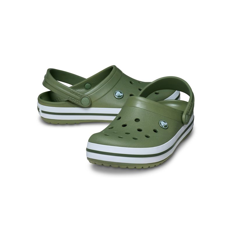 Zueco Hombre Crocband Verde Crocs