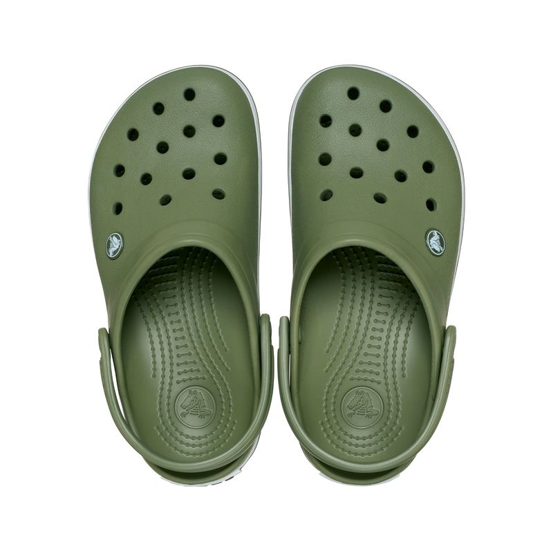Zueco Hombre Crocband Verde Crocs