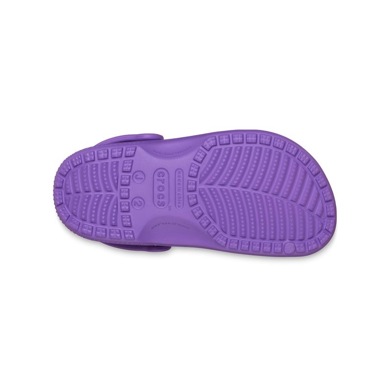 Zueco Niños Grandes Classic Clog K Morado Crocs