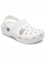 Jibbitz-Conejo-con-Bolso-Blanco-Crocs
