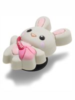 Jibbitz-Conejo-con-Bolso-Blanco-Crocs