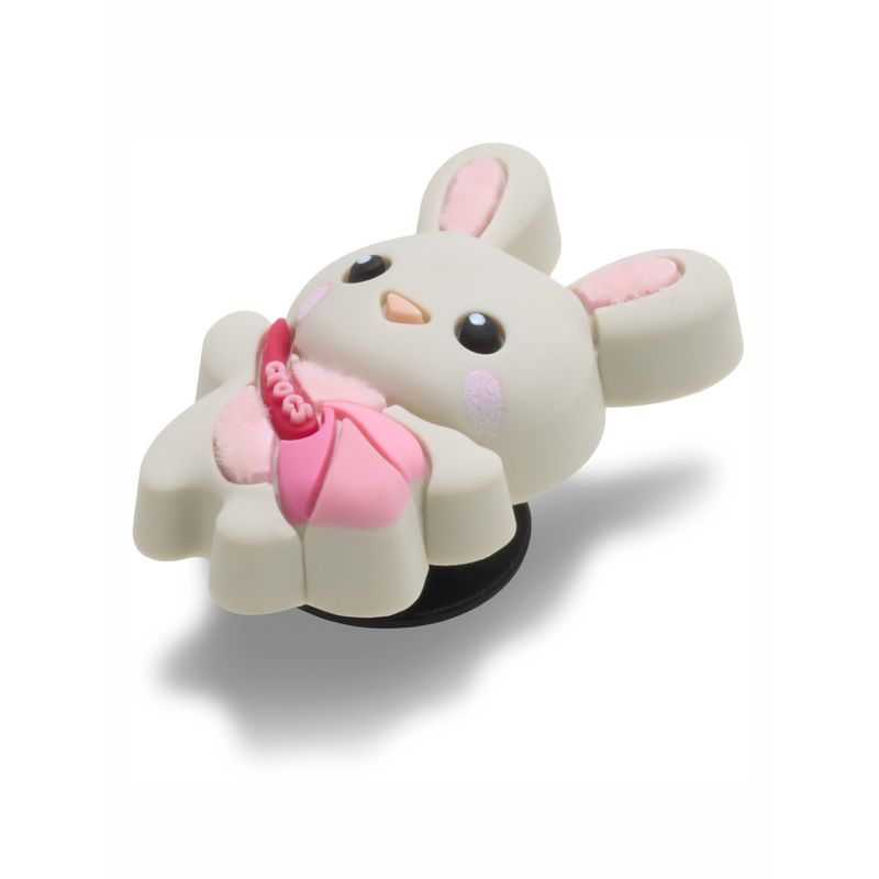 Jibbitz Conejo con Bolso Blanco Crocs