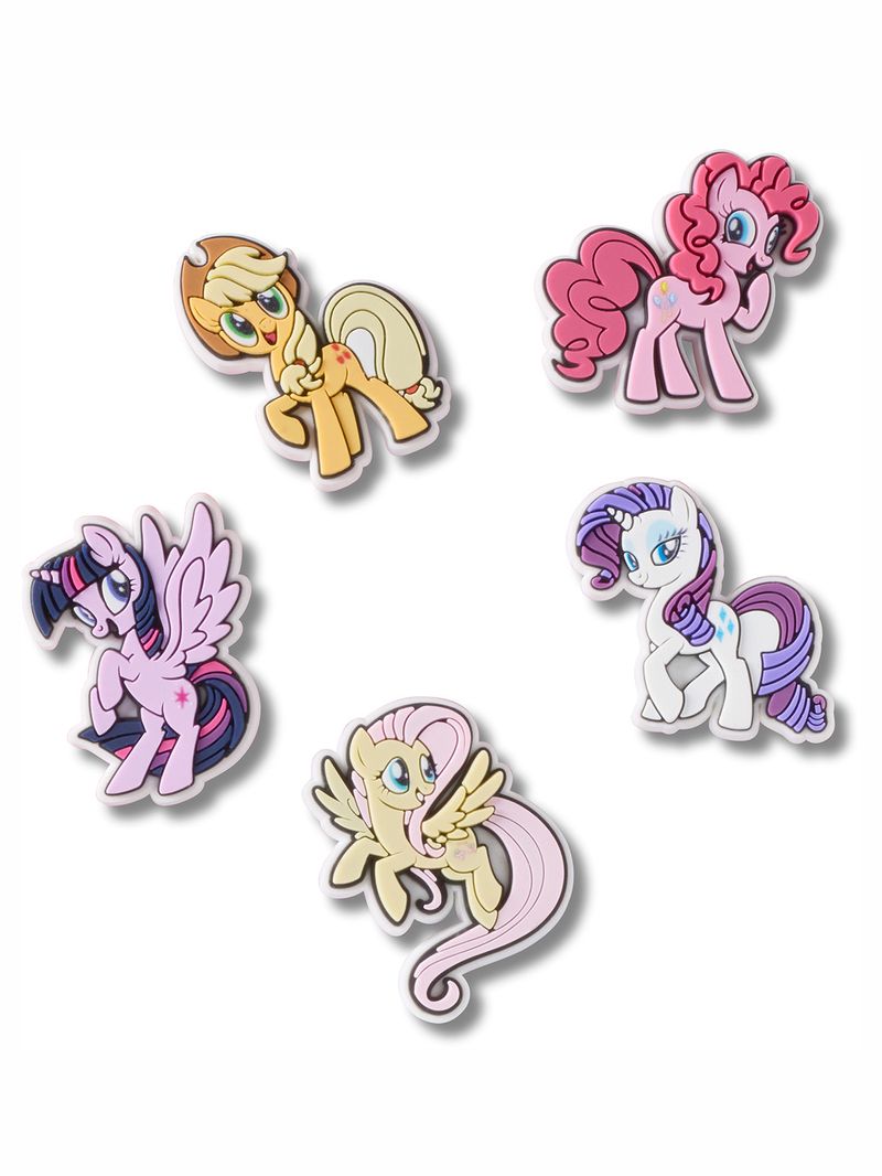 Jibbitz-Magia-de-My-Little-Pony-Pack-5-Blanco-Crocs