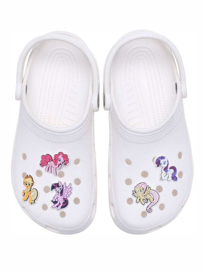 Jibbitz-Magia-de-My-Little-Pony-Pack-5-Blanco-Crocs