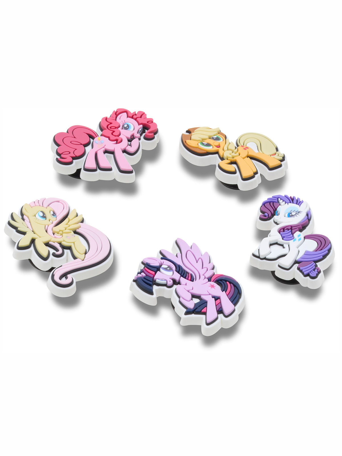 Jibbitz Magia de My Little Pony Pack 5 Blanco Crocs