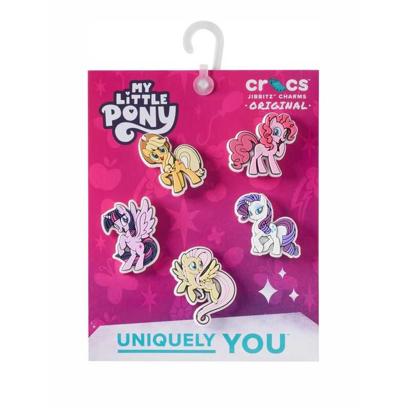 Jibbitz Magia de My Little Pony Pack 5 Blanco Crocs