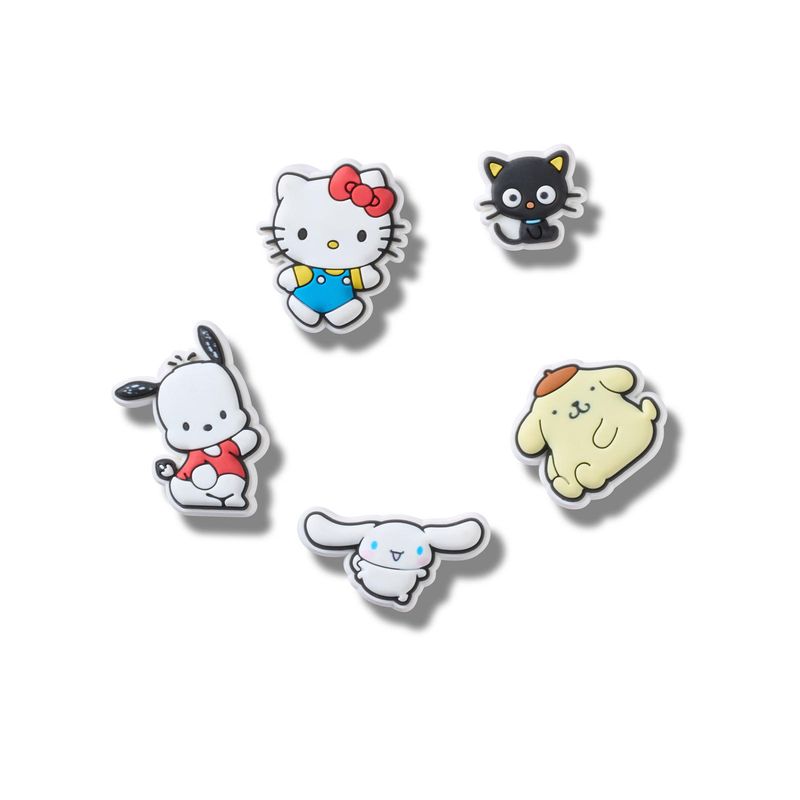 Jibbitz Hello Kitty And Friends Pack De 5 Blanco Crocs