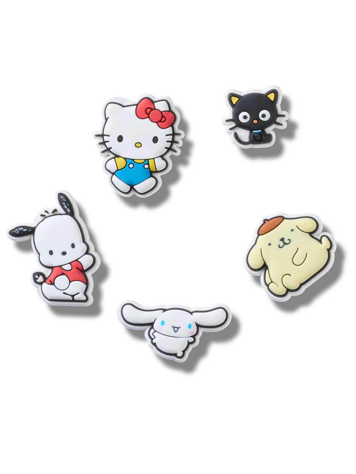 Jibbitz Hello Kitty And Friends Pack De 5 Blanco Crocs