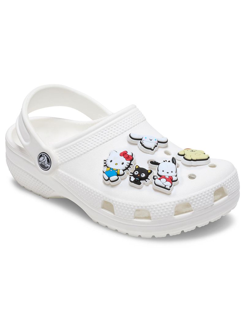 Jibbitz-Hello-Kitty-And-Friends-Pack-De-5-Blanco-Crocs
